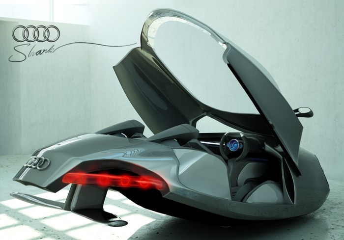 Audi Shark - футуристичный концепт летающего транспортного средства