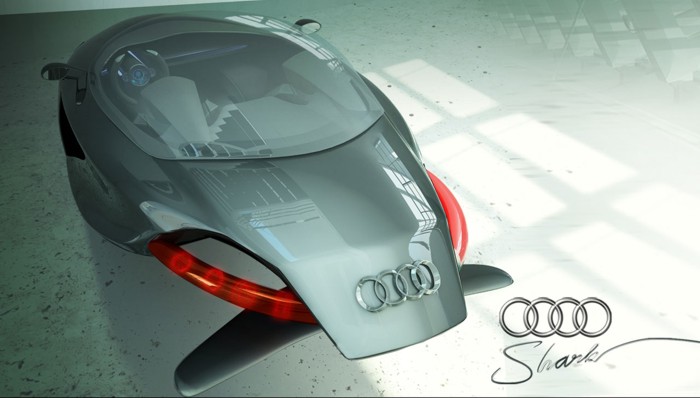 Audi Shark - футуристичный концепт летающего транспортного средства