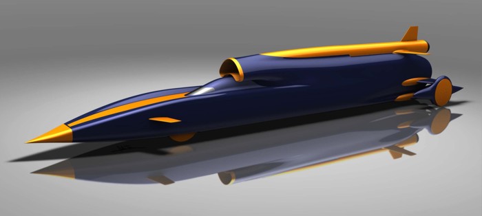 Bloodhound SSC - проект автомобиля, претендента на мировой рекорд скорости