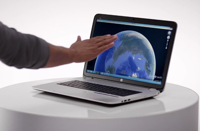 HP запускает в производство ноутбуки с интерфейсом управления жестами