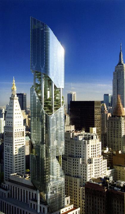 Даниэль Либескинд - небоскреб на Манхэттене
