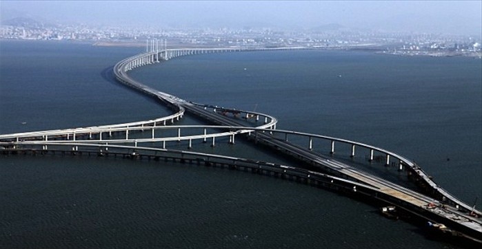 Qingdao Haiwan Bridge - самый длинный мост в мире над водой
