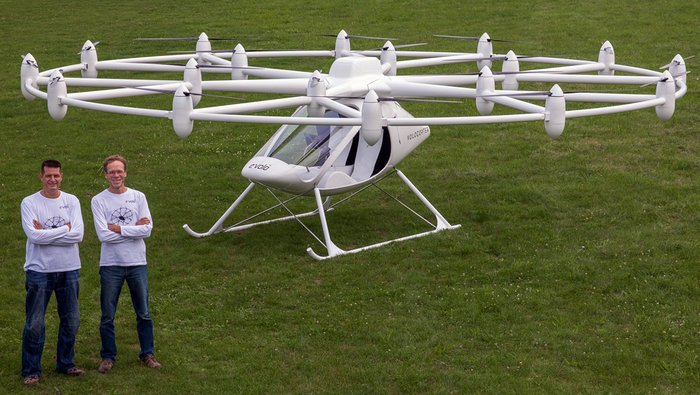 Volocopter VC200 - двухместный электро- мультикоптер 