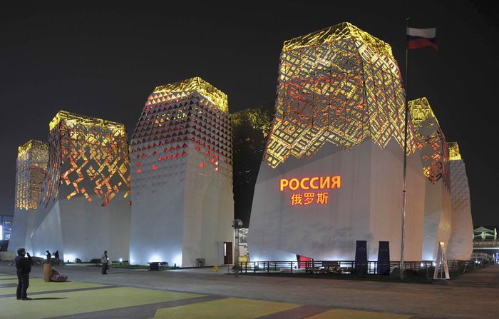 Российский павильон на Шанхайской выставке 2010