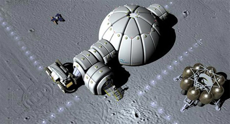Лунная база для астронавтов