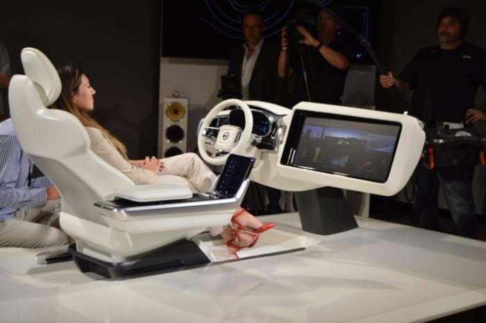 Volvo Concept 26 - дизайн внутреннего салона будущих робомобилей