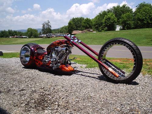 Hubless Monster - мотоцикл с безосевыми колесами
