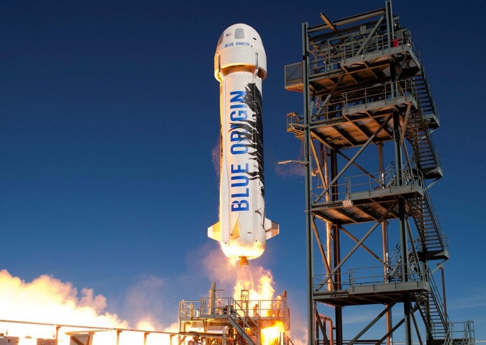 Blue Origin испытала суборбитальную возвращаемую ракету