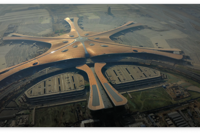 В Китае был открыт самый большой и необычный аэропорт в мире