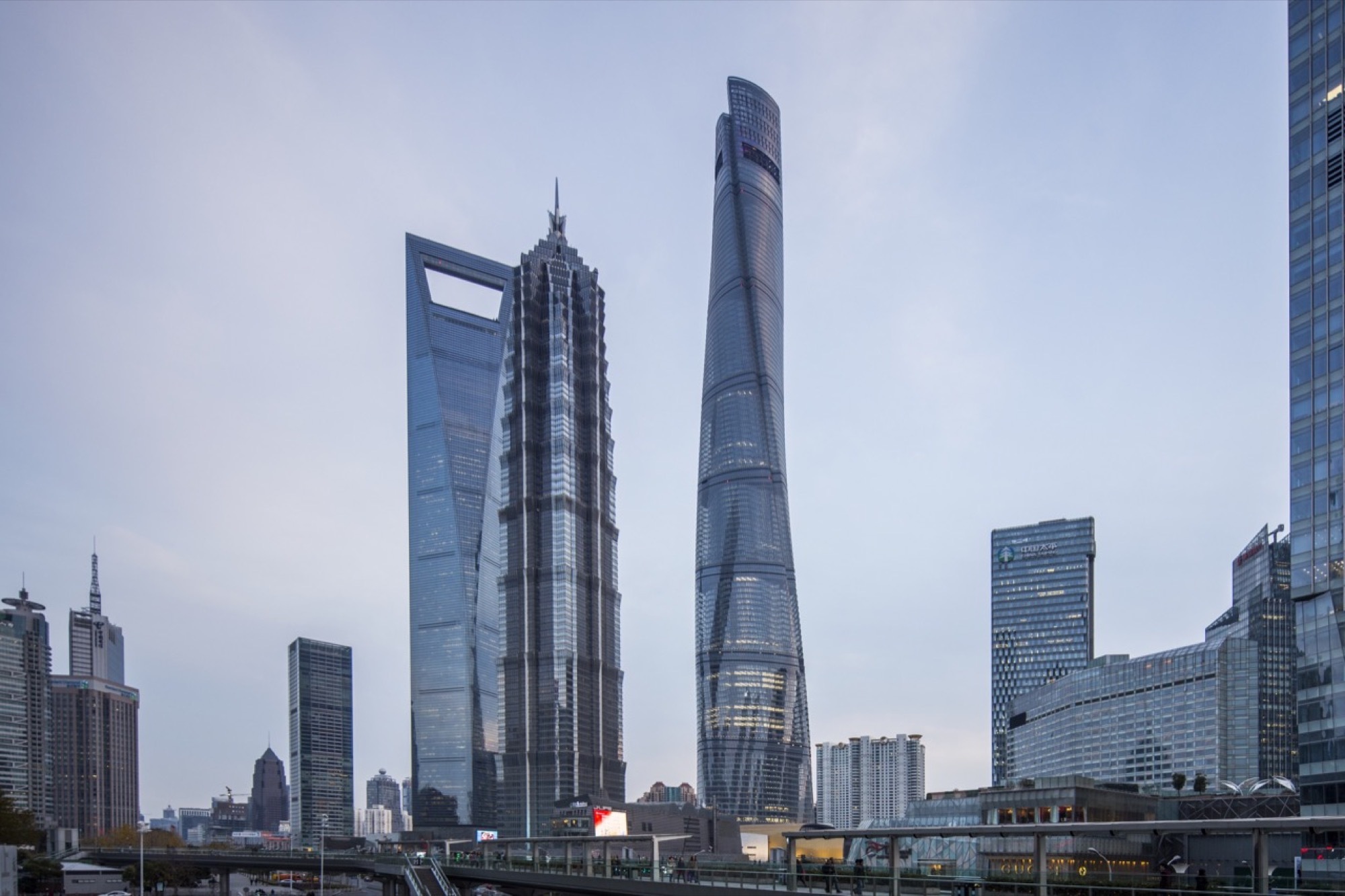 Шанхайская башня - самые высокие небоскребы