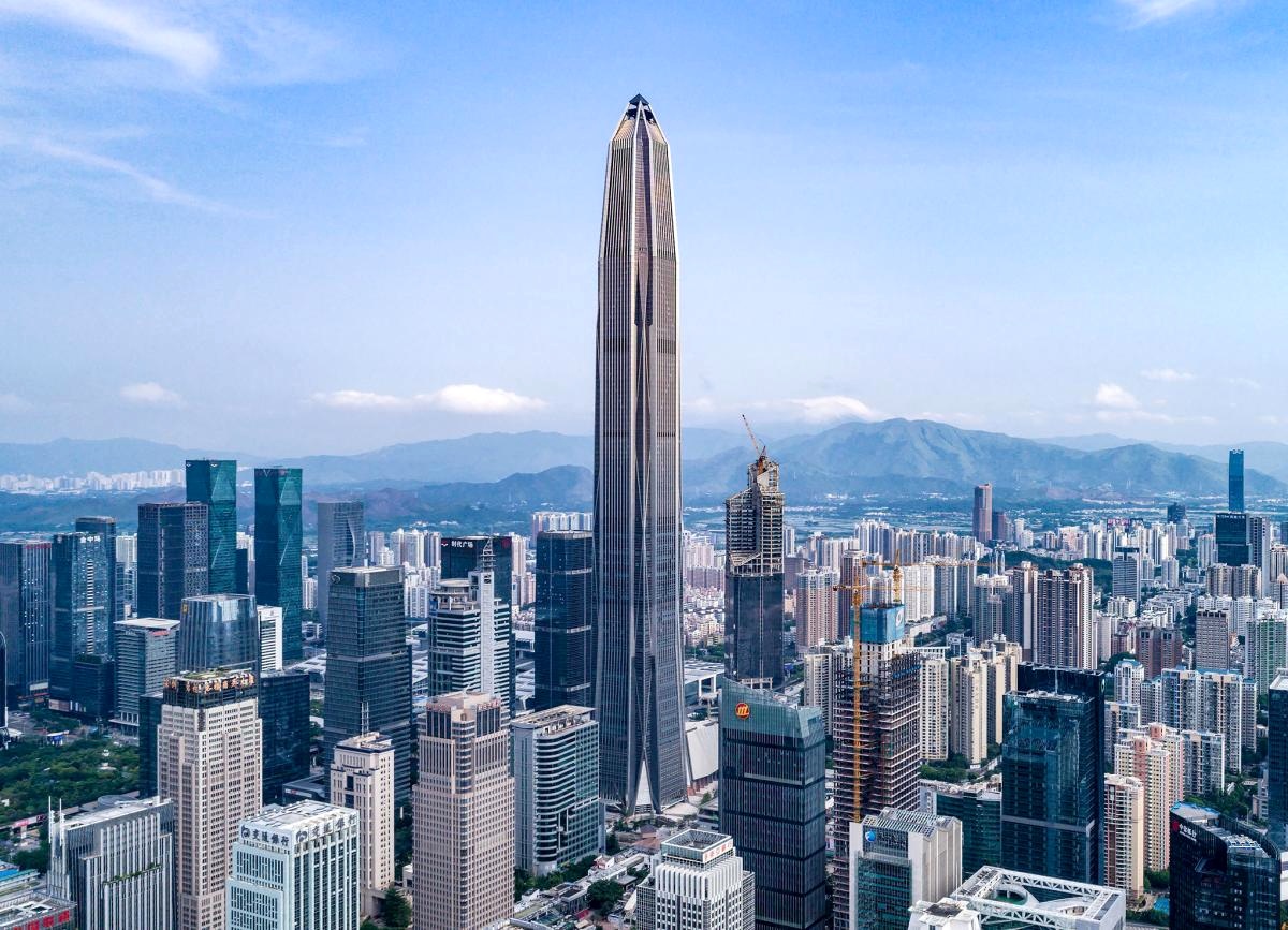 Международный финансовый центр Пинань - самые высокие небоскребы