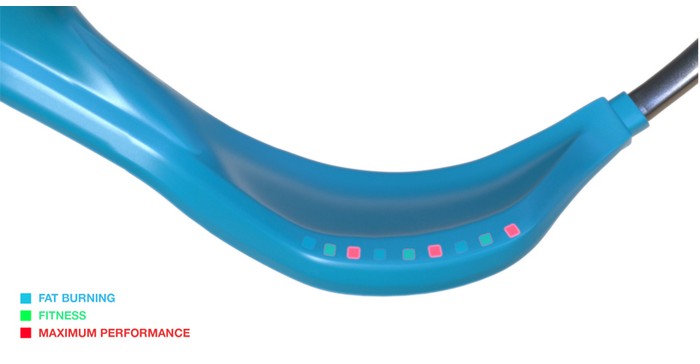 Instabeat - интерактивная насадка на очки для плавания