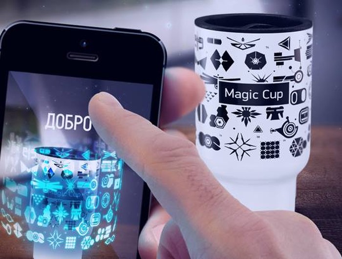 Magic Cup - кружка-подарок с дополненной реальностью