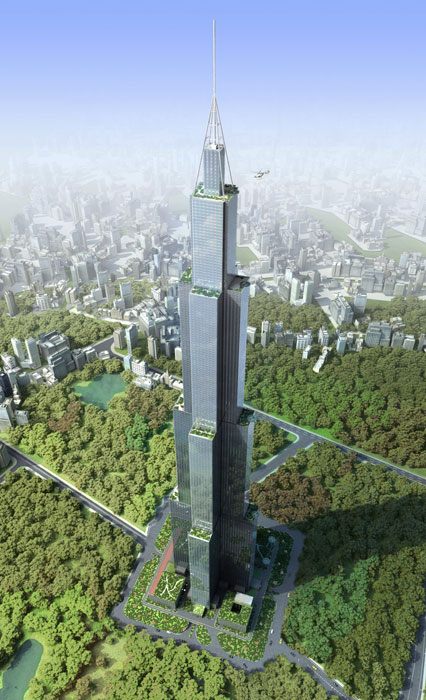 Sky City - китайский проект самого высокого здания в мире