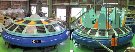 Solar UFO - автономное устройство по очистке воды на солнечной энергии