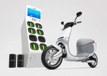 Электрические скутеры Gogoro Smartscooter на дорогах Тайваня