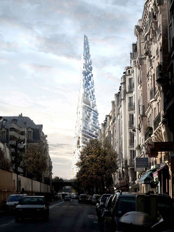 Le Project Triangle - Парижская пирамида-небоскреб