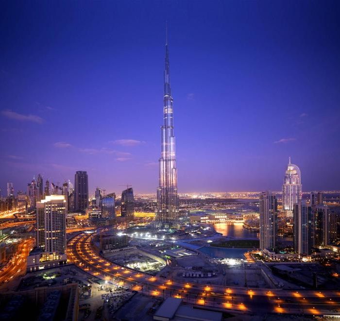 Высота Бурдж Дубай составила 828 метров