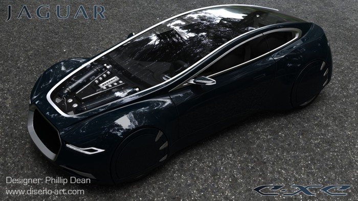 Jaguar C-XC - концепткар с прекрасной аэродинамикой