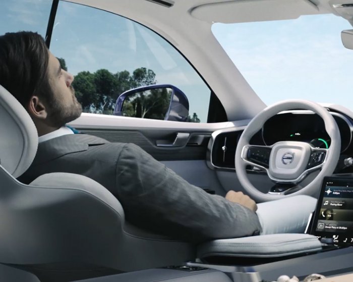 Volvo Concept 26 - дизайн внутреннего салона будущих робомобилей