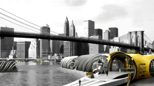 Docking Stations - проект речного парка, питающего фонари Нью-Йорка