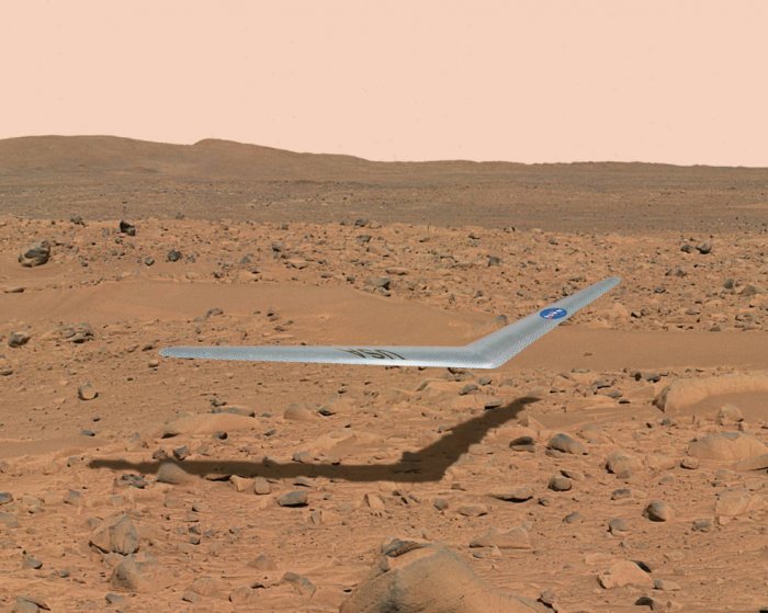 NASA начинает испытание летающего крыла для фотосъёмки Марса