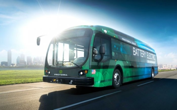 Proterra Catalyst E2 Max - электрический автобус с максимальным ходом на одном заряде
