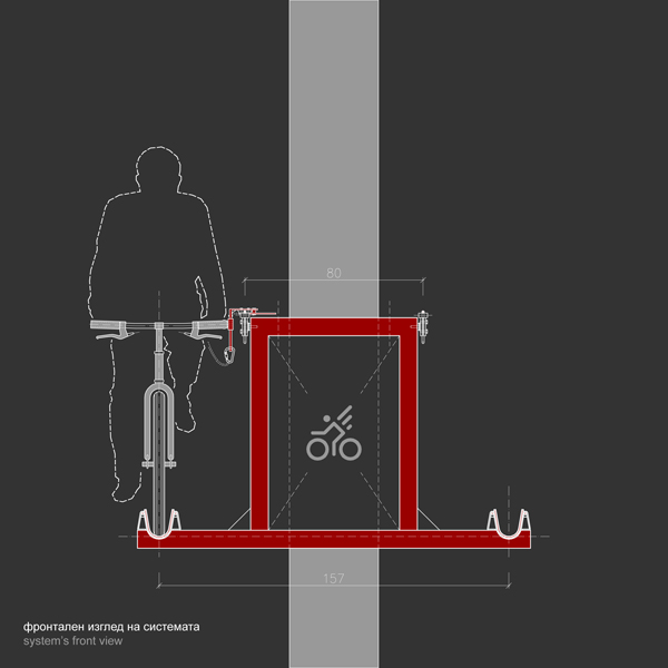 Концепт воздушной велосипедной дорожки