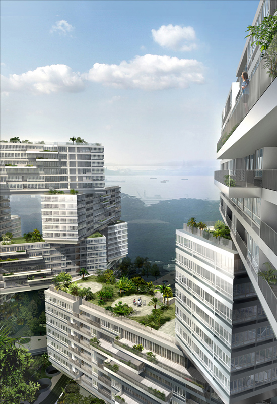 Interlace - проект жилого комплекса в Сингапуре