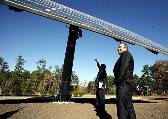 Крупнейший солнечный трекер установлен в Южной Каролине