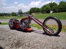 Hubless Monster - мотоцикл с безосевыми колесами