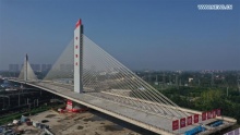 В Китае построен поворотный мост весом 46 000 тонн