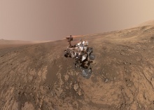 Марсоход Curiosity на хребте Веры Рубин