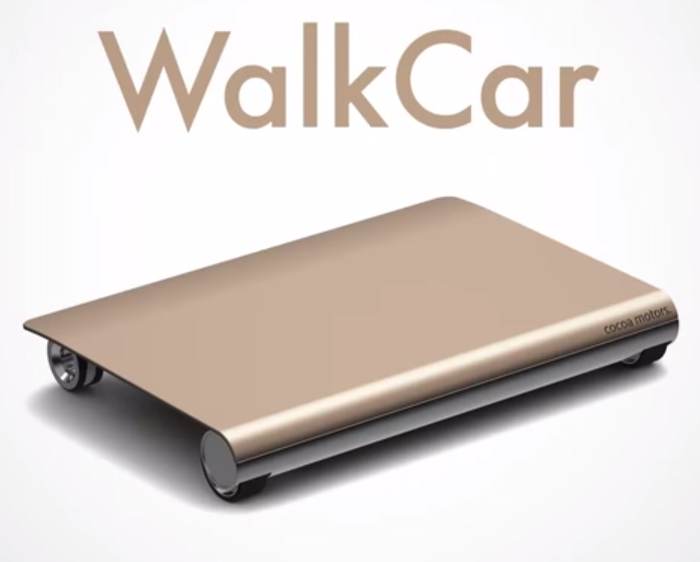 WalkCar - транспортное средство размером с ноутбук